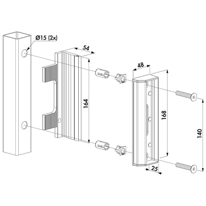 LOCINOX SAKL Adjustable Keep