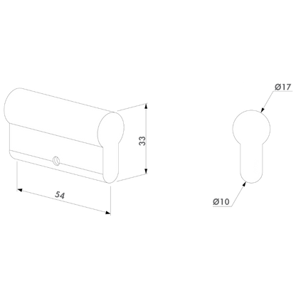 LOCINOX 3012 Dummy Cylinder