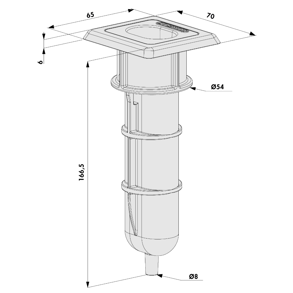 LOCINOX EGS Reciever For Dropbolts