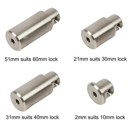 LOCINOX Dead Bolt End C/W 2 Screws