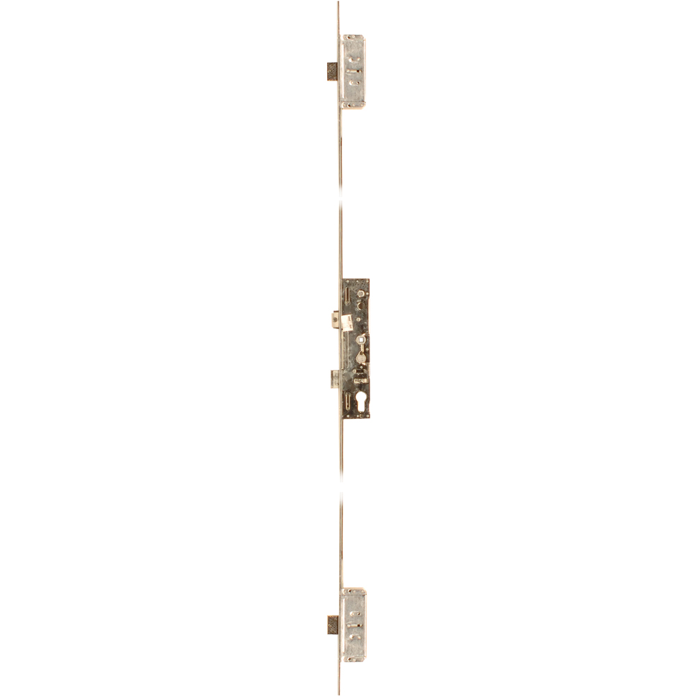 LOCKMASTER Lever Operated Latch & Deadbolt Single Spindle - 2 Dead Bolt