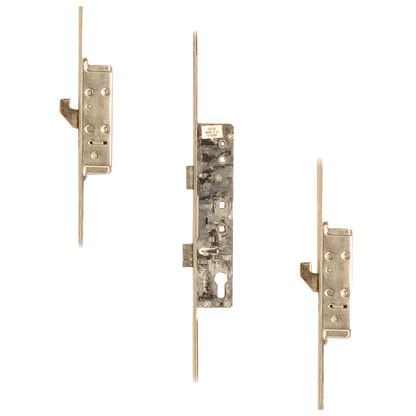 LOCKMASTER Lever Operated Latch & Deadbolt Twin Spindle - 2 Hook