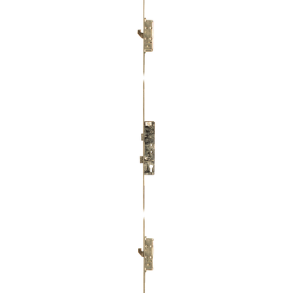 LOCKMASTER Lever Operated Latch & Deadbolt Twin Spindle - 2 Hook