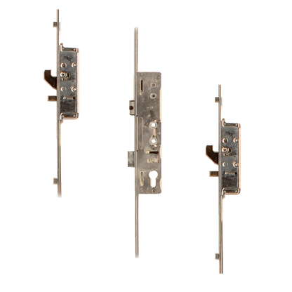 LOCKMASTER Lever Operated Latch & Deadbolt Twin Spindle - 2 Hook 2 Anti-Lift 4 Roller