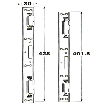 LOCKMASTER 1 Hook & 2 Roller Keep