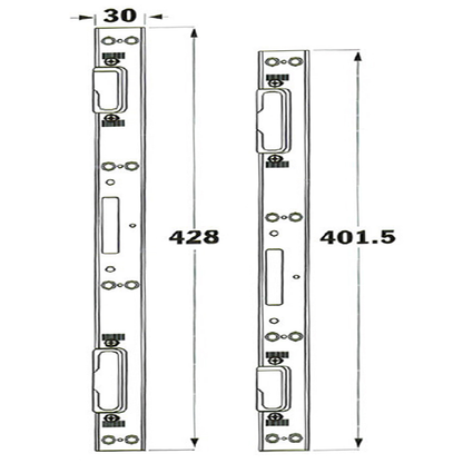 LOCKMASTER 1 Hook & 2 Roller Keep