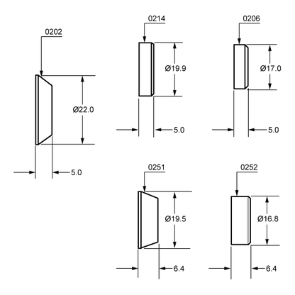 L&F 0201 Mini Nut Fix Camlock
