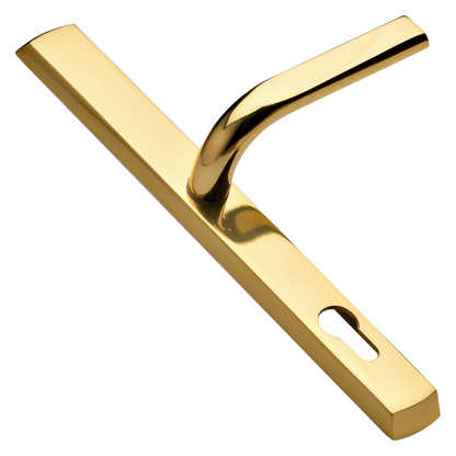 LOXTA 92 Lever/Lever UPVC Furniture - 278mm Backplate