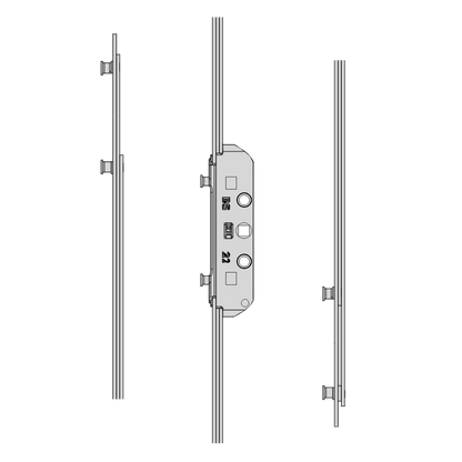 MACO GR RAIL Twin Espag Rod 22mm