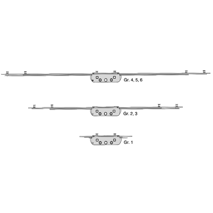 MACO GR RAIL Twin Espag Rod 22mm