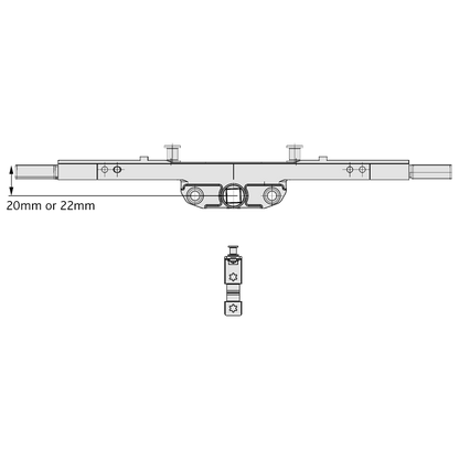 MACO MK II Non-Cropable Shootbolt Window Gearbox