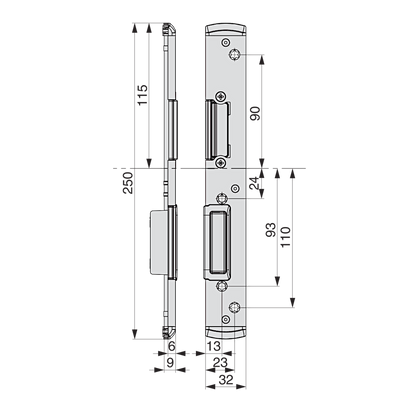 MACO M-TS Centre Keep To Suit UPVC