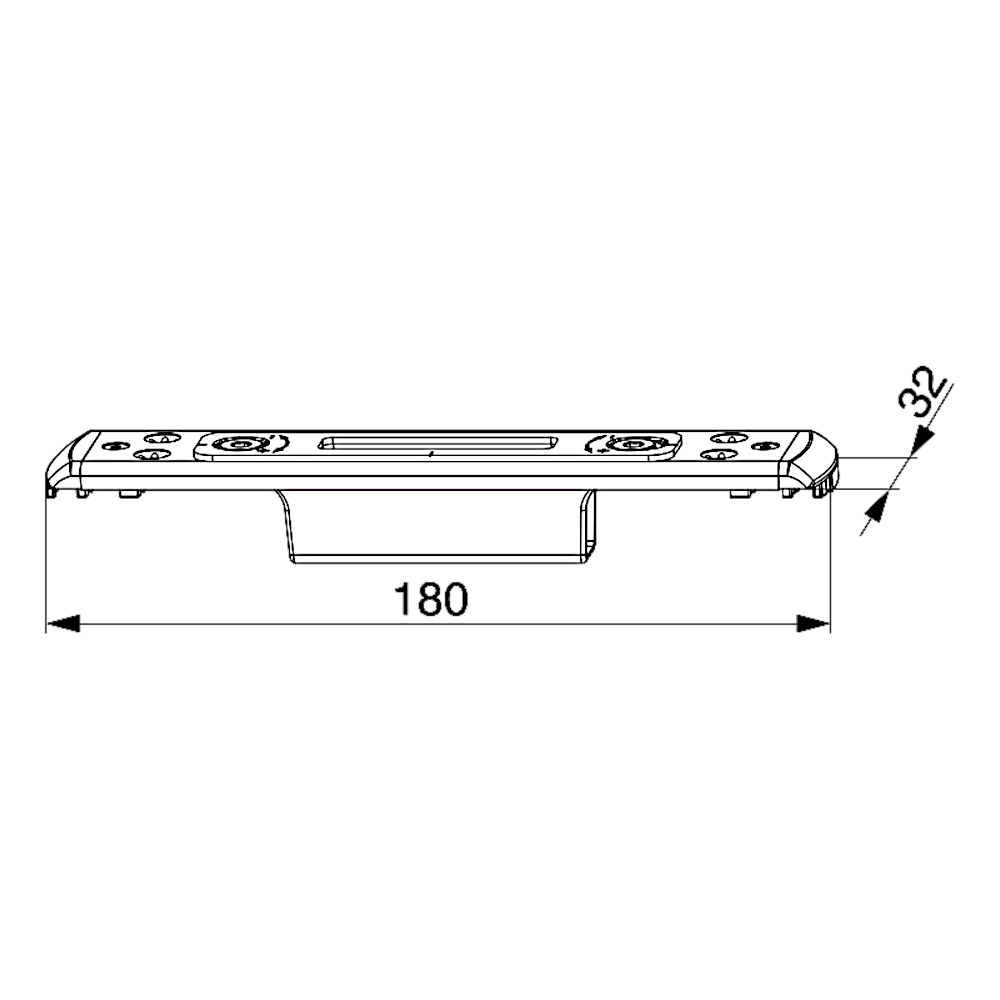 MACO M-TS Hook Keep MF-HO To Suit UPVC