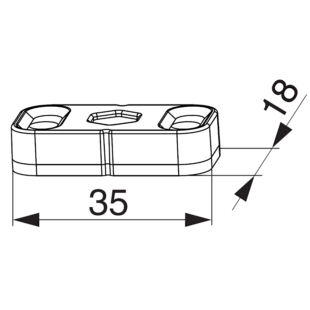 MACO M-TS Centre Keep Magnet Sensor For UPVC