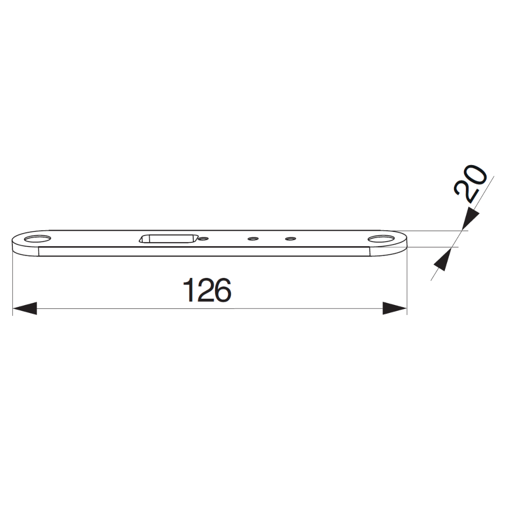 MACO M-TS Cable Transition Cover Face Plate 20mm