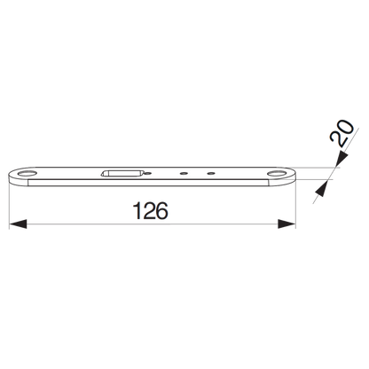 MACO M-TS Cable Transition Cover Face Plate 20mm
