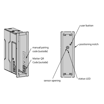 MACO Sense Wireless Sensor Matter Standard To Suit Maco Door
