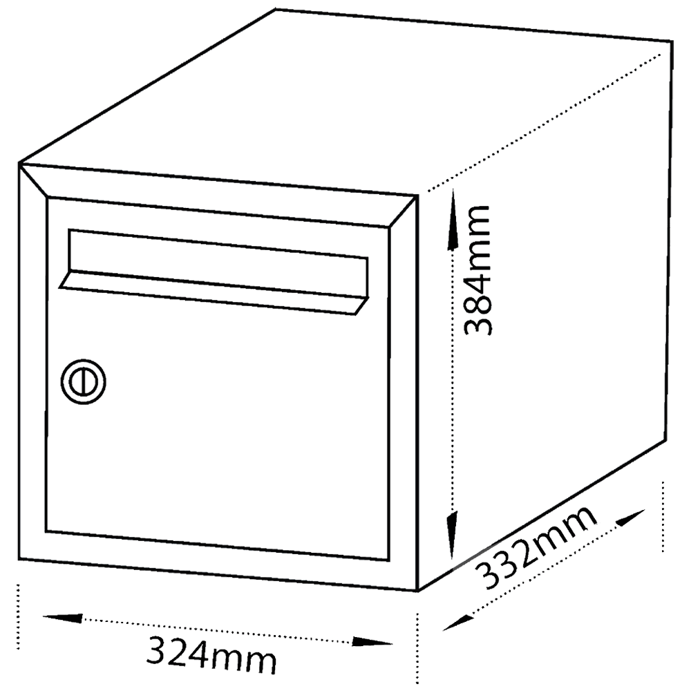 MAILBOXGB MB TS009 Secure Mailbox