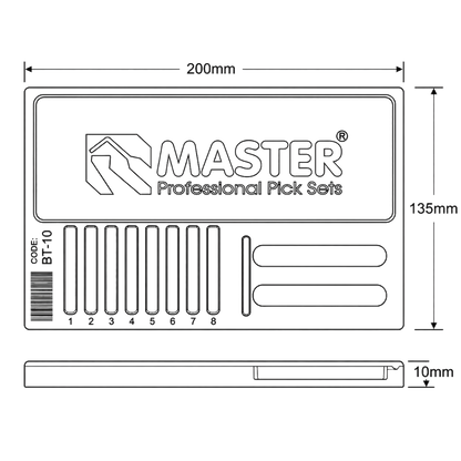MASTERPICK Heavy Duty Pinning Tray BT-10
