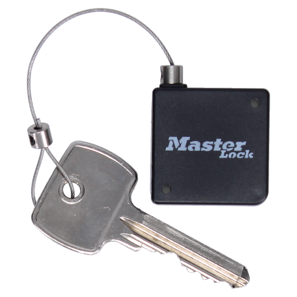 MASTER LOCK Select Access Black Tether With Retractable Cable