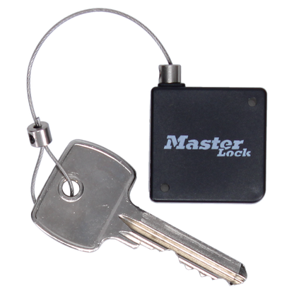 MASTER LOCK Select Access Black Tether With Retractable Cable