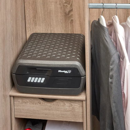 MASTER LOCK Digital Fire & Water Resistant 10.2 Ltr Security Chest