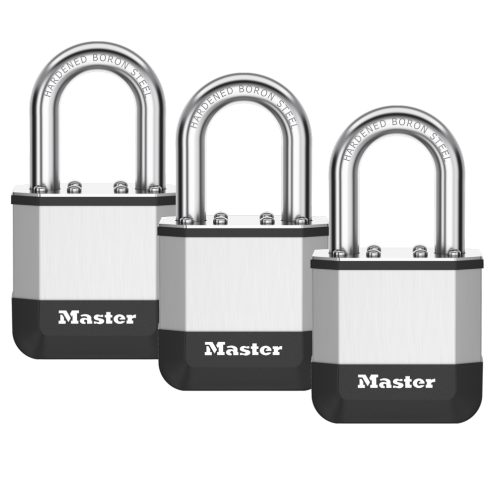 MASTER LOCK Elite Laminated Padlock Open Shackle