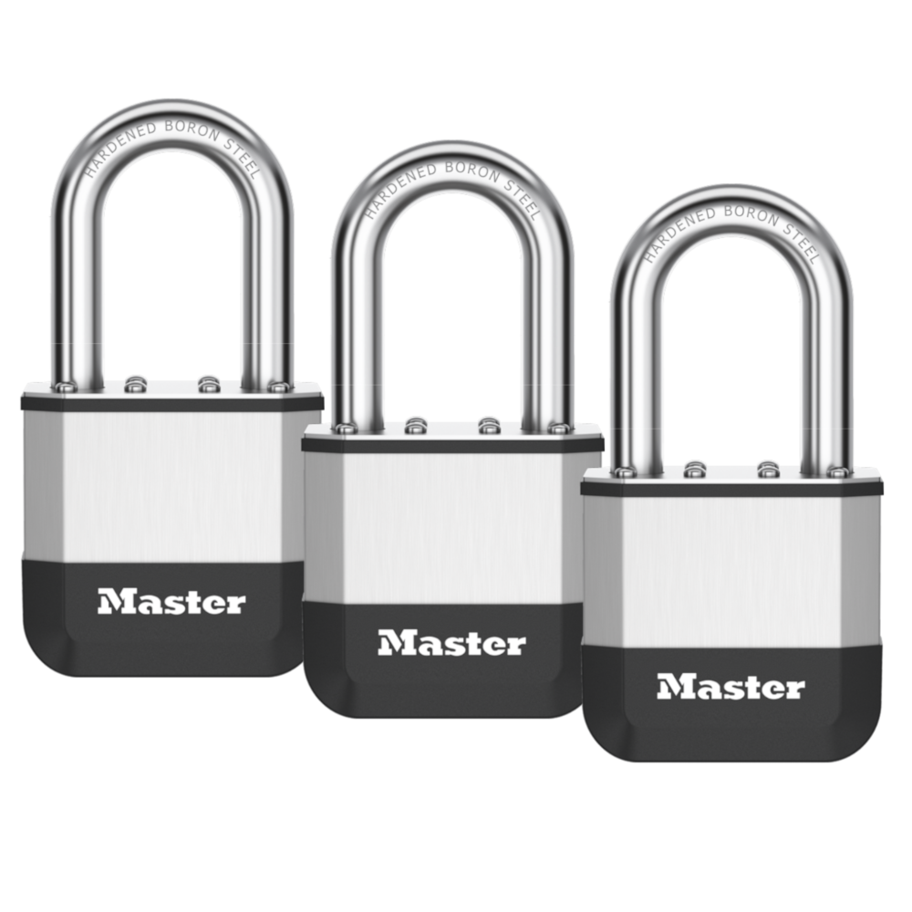 MASTER LOCK Elite Laminated Padlock Long Shackle