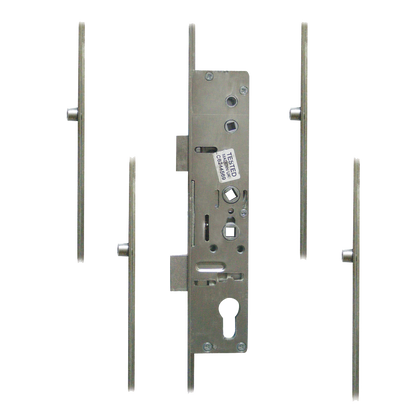 MILA Master Lever Operated Latch & Deadbolt Twin Spindle - 4 Roller