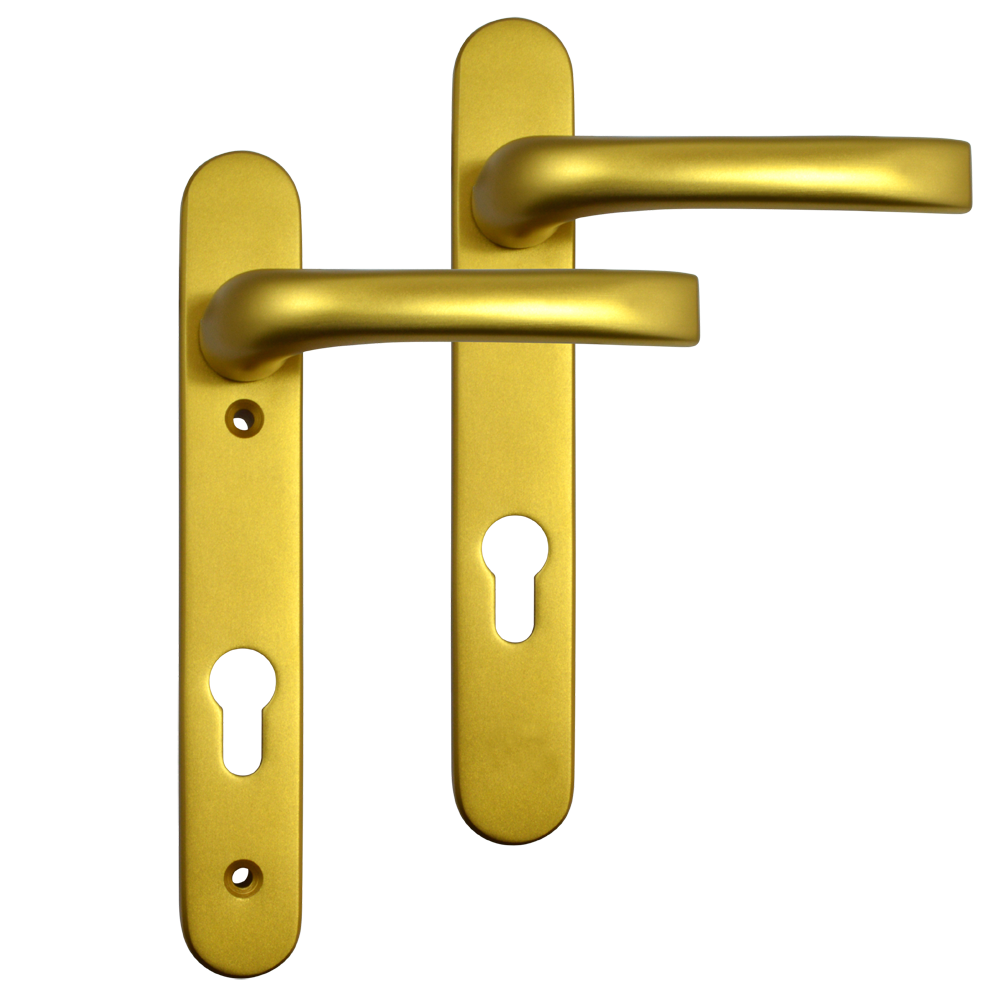 MILA Prolinea 92 Lever/Lever UPVC Furniture - 220mm Backplate