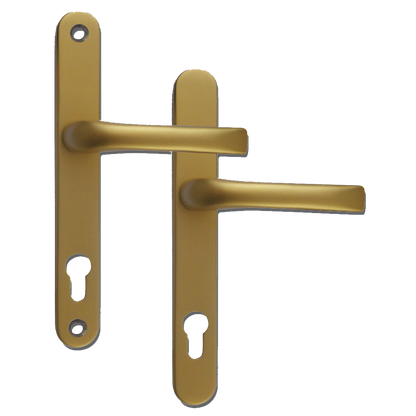 MILA Prolinea 92 Lever/Lever UPVC Furniture - 240mm Backplate
