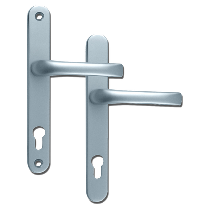 MILA Prolinea 92 Lever/Lever UPVC Furniture - 240mm Backplate
