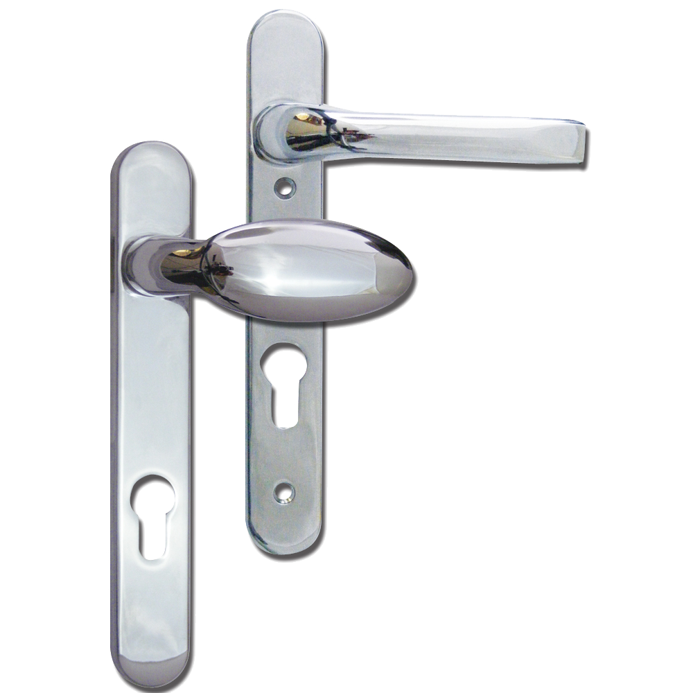 MILA Prolinea 92 Lever/Pad UPVC Furniture - 220mm Backplate