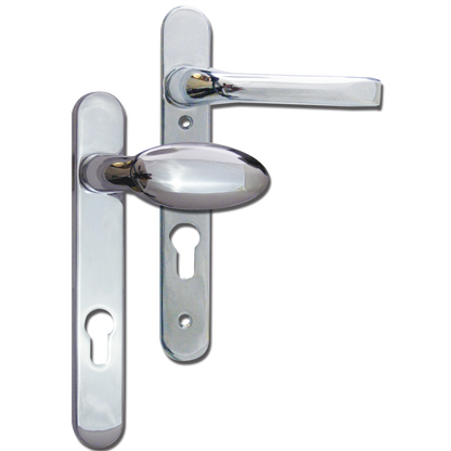 MILA Prolinea 92 Lever/Pad UPVC Furniture - 220mm Backplate