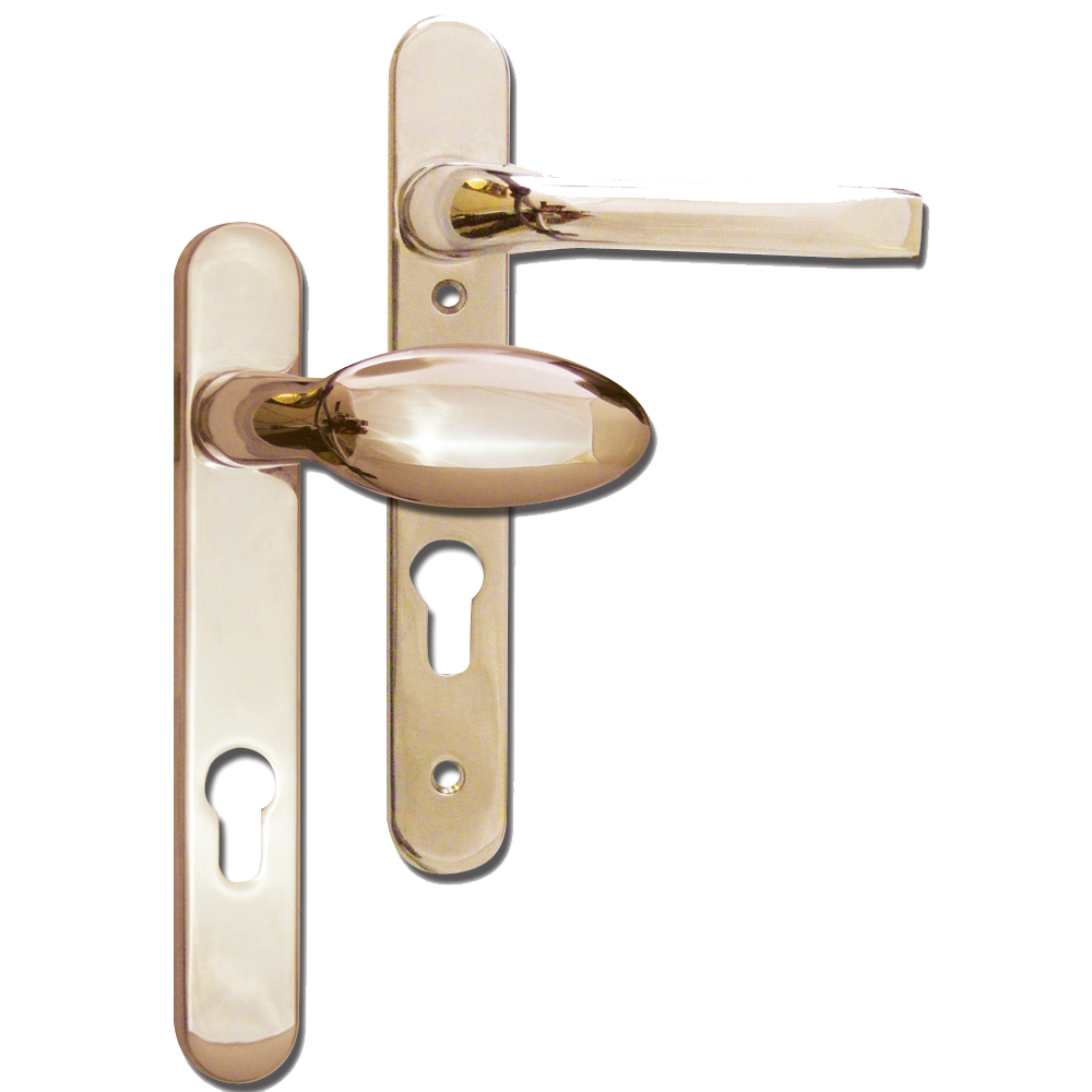 MILA Prolinea 92 Lever/Pad UPVC Furniture - 220mm Backplate