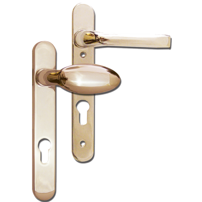 MILA Prolinea 92 Lever/Pad UPVC Furniture - 220mm Backplate