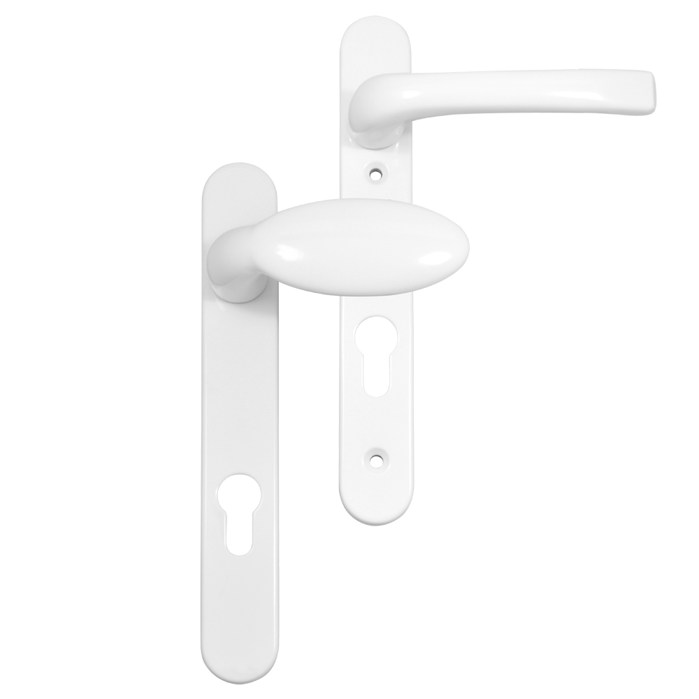 MILA Prolinea 92 Lever/Pad UPVC Furniture - 220mm Backplate