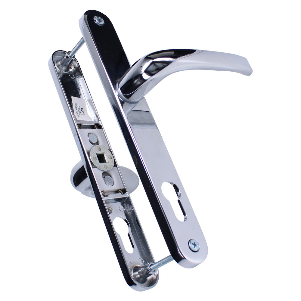 MILA Prolinea 92/62 Offset Lever/Pad UPVC Furniture - 240mm Backplate