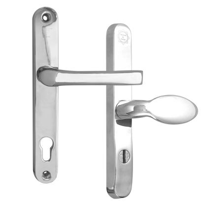 MILA Pro Secure PAS24 2 Star 240mm Lever/Pad Door Furniture 92/62 Centres
