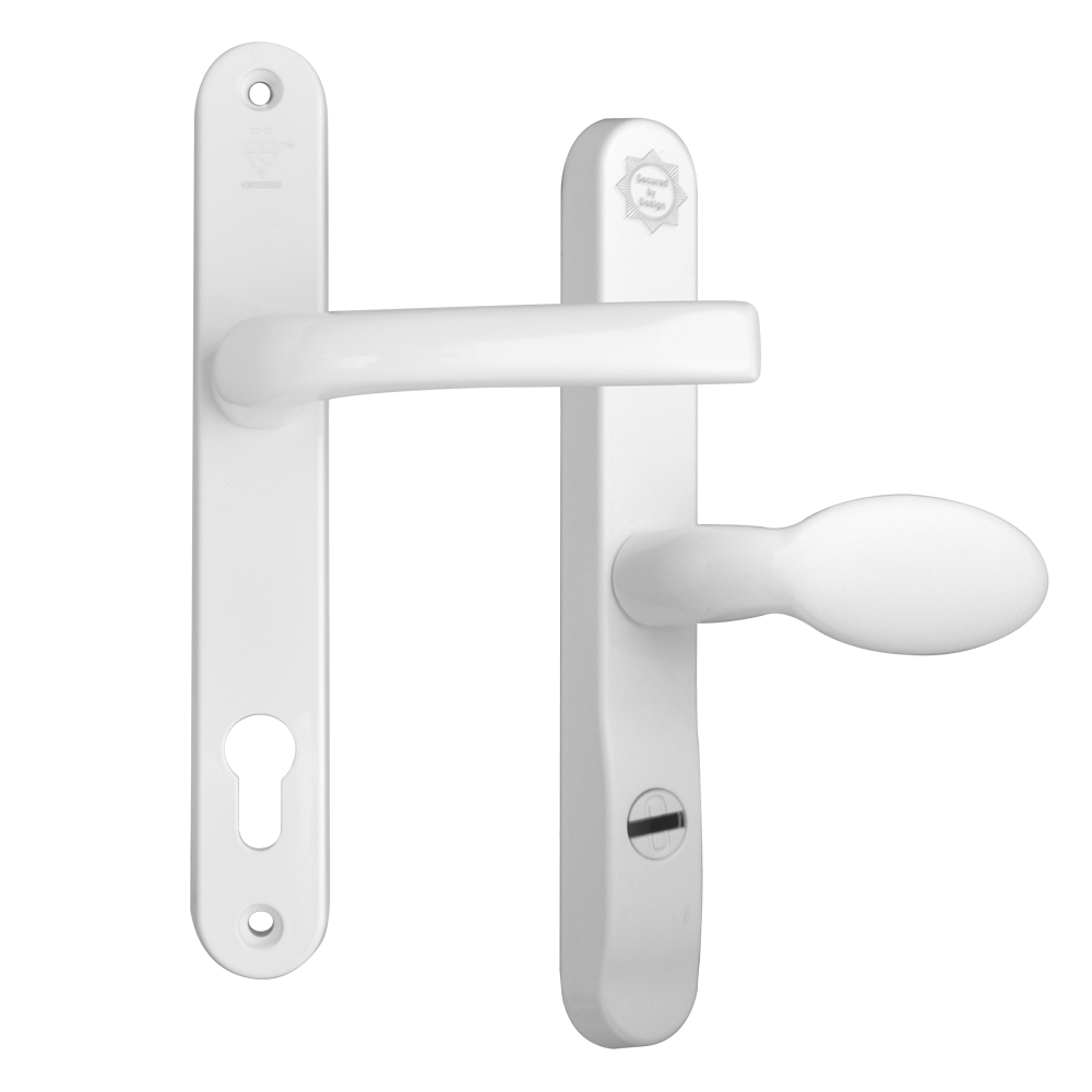 MILA Pro Secure PAS24 2 Star 240mm Lever/Pad Door Furniture 92/62 Centres