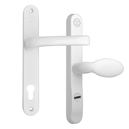 MILA Pro Secure PAS24 2 Star 240mm Lever/Pad Door Furniture 92/62 Centres