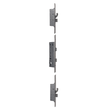 MILLENCO Mantis 3 Lever Latch & Deadbolt 92/62 Twin Spindle 2 Hook, 2 Deadbolt 20mm Radius Faceplate