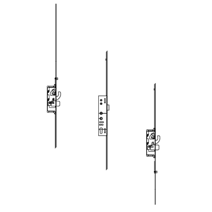 MILLENCO Mantis 3 Lever Operated Latch & Deadbolt 92/62 Twin Spindle 2 Hook 2 Anti Lift Bolts & 2 Rollers
