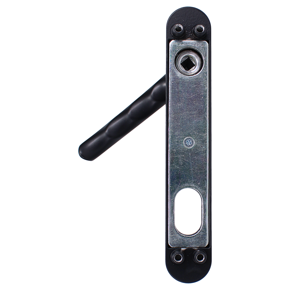 NORDAN NTech Villa Balcony Door Handle External With Cutout To Suit Scandinavian Oval
