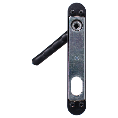 NORDAN NTech Villa Balcony Door Handle External With Cutout To Suit Scandinavian Oval