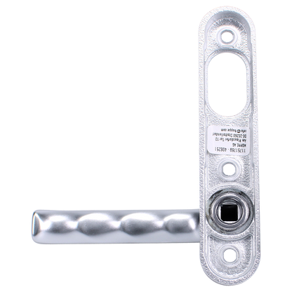 NORDAN NTech Villa Balcony Door Handle 3 Fix External With Cutout To Suit Scandinavian Oval