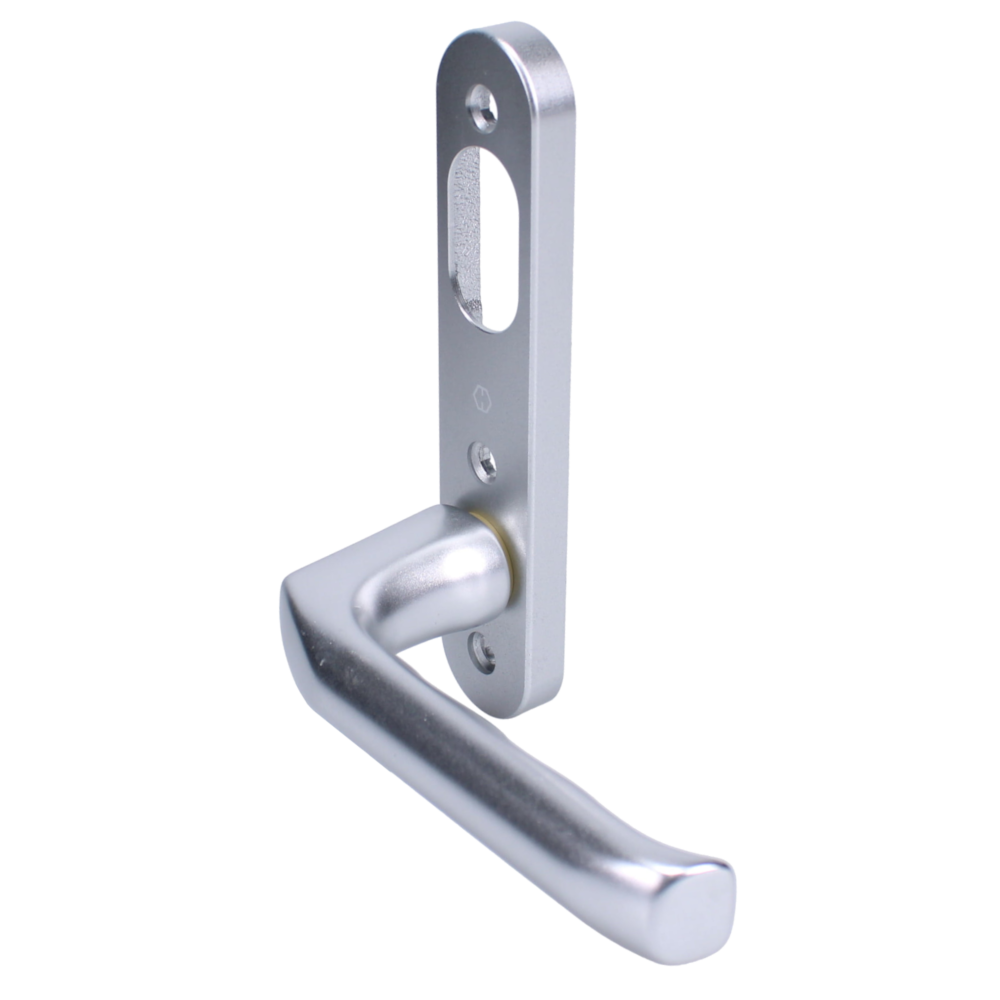 NORDAN NTech Villa Balcony Door Handle 3 Fix External With Cutout To Suit Scandinavian Oval