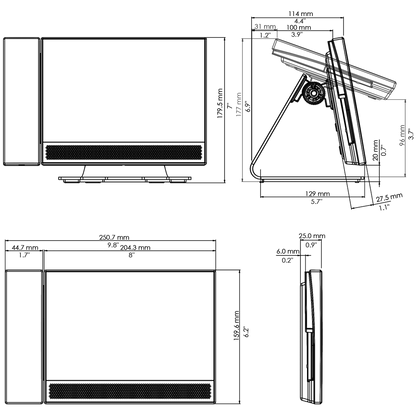 PAXTON 337-292 Premium Monitor Net2 Entry With Handset