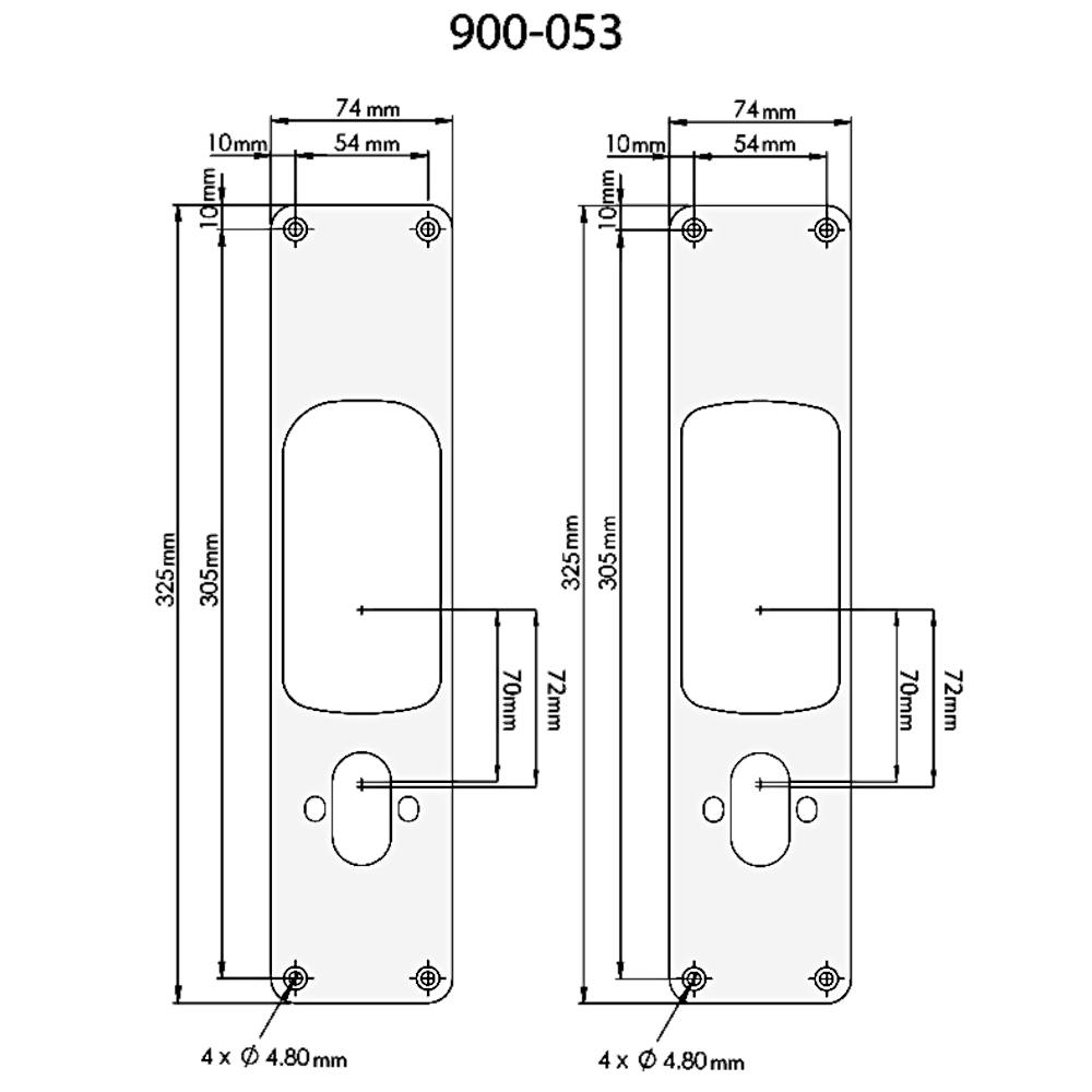 PAXTON Paxlock Pro Cover Plate Kit