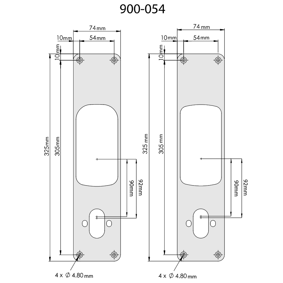 PAXTON Paxlock Pro Cover Plate Kit